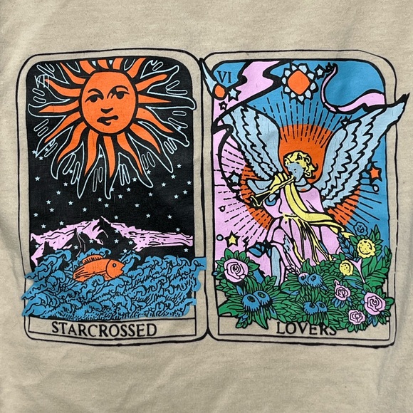 ❌SOLD❌ Shein Curve Women’s Star Crossed Lovers Crop Tank Size 2XL - Picture 3 of 5